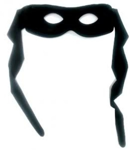 Black masquerade half - black,
