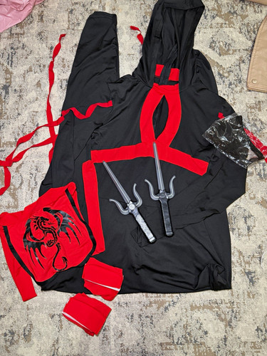 Womens ninja costume set - ninja,