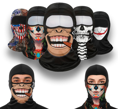 Funny skull face balaclava - skull,